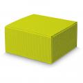 [F200107] Geschenkbox Modern Welle Limette S 200x200x100 mm 